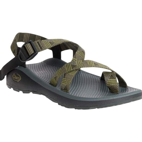 Chaco Sandals Green Mens SZ 12 Cloud 2 Adjustable Straps Hiking Water Shoe - Picture 2 of 8